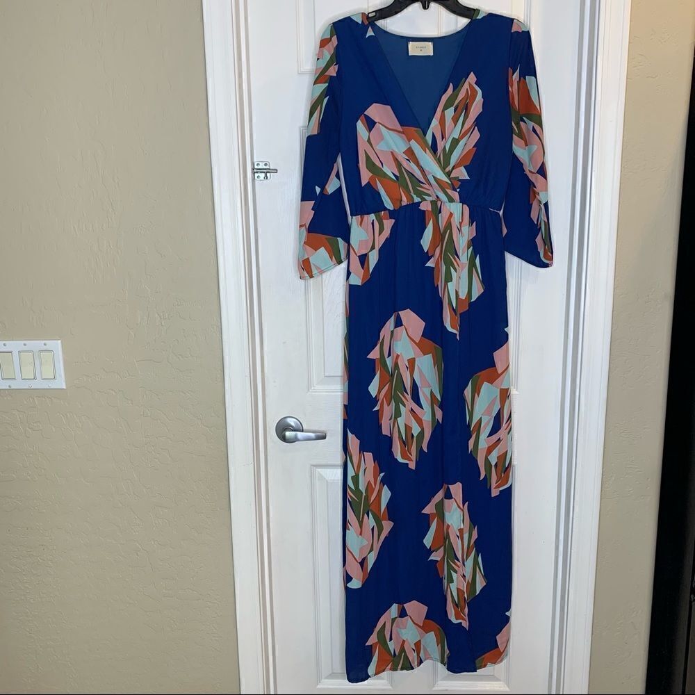 Everly by LuLu’s Geometric Maxi Dress Size Small